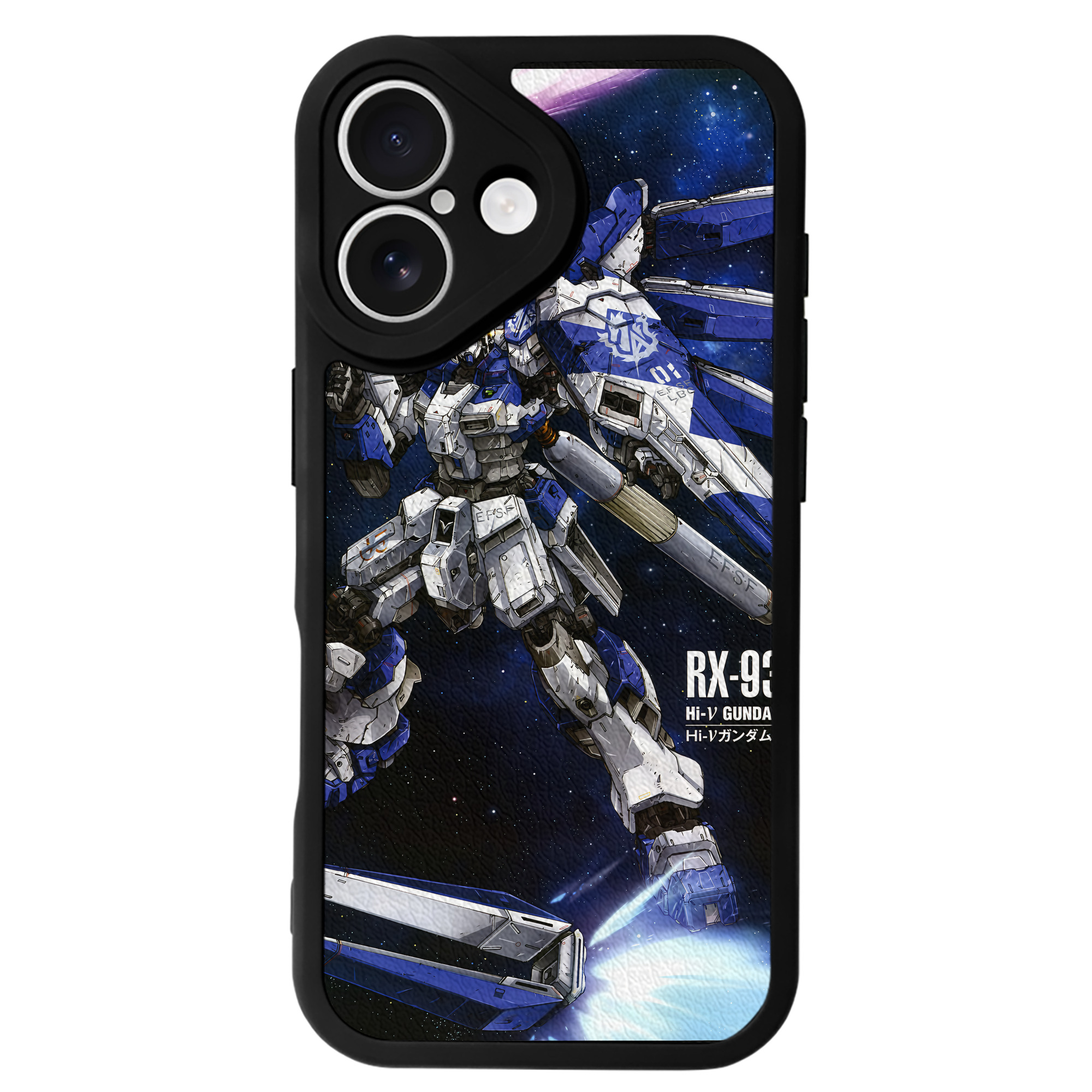 （画像用） 機動戦士ガンダム Mobile Suit Gundam 【iPhone 16シリーズ対応】シリコンスマホケース（レザー調） 材質：シリコン